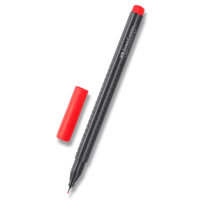 Marker Grip 0,4mm, czerwony Faber-Castell 151621